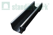 Лоток водоотводный пластиковый PolyMax Basic DN200 H200 усиленный