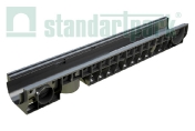 Лоток водоотводный пластиковый PolyMax Basic DN100 H120 усиленный