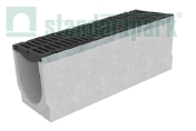 Лоток водоотводный бетонный BetoMax DN300 с Чугунной решеткой кл. D (комплект)
