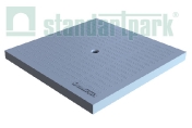 Крышка PolyMax Basic пластиковая (серая) к дождеприемнику 300x300