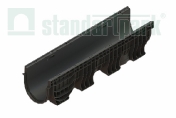 Лоток водоотводный пластиковый PolyMax Basic Dn 200 H300
