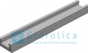 BGF Мелкосидящий лоток бетонный DN100 h 80 мм без уклона класс С250