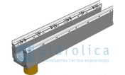 BGU-Z Универсальный лоток бетонный DN100 № 5-0 с оцинкованной насадкой с вертикальным водосливом класс E600