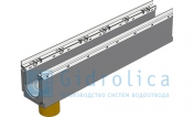 BGU-Z Универсальный лоток бетонный DN100 № 10-0 с оцинкованной насадкой с вертикальным водосливом класс E600