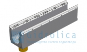 BGU-Z Универсальный лоток бетонный DN150 № 5-0 с оцинкованной насадкой с вертикальным водосливом без уклона класс E600
