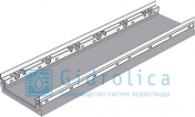 BGF-Z Мелкосидящий лоток бетонный DN200 с оцинкованной насадкой h 100 мм без уклона класс E600
