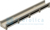 Лоток водоотводный Gidrolica PolyStandart DN100 ЛВ-10.14.10 полимербетонный класс С250