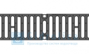 Решётка чугунная щелевая DN100 500/147/25 18/120 класс D400