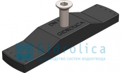 Крепёж Gidrolica для лотка водоотводного пластикового DN100 для артикула 508/1