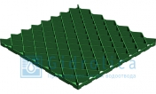 Решётка газонная 600х600х40 Gidrolica® Eco Pro Рг-60.60.4 пластиковая зелёная класс С250