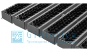 Придверные решётки Gidrolica Step щётка 390×590 класс А15