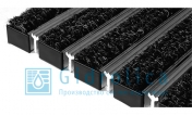 Придверные решётки Gidrolica Step текстиль/скребок 390×590 класс А15