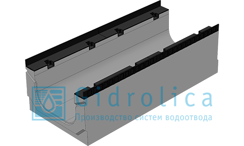 Фото Бетонные лотки DN300 BGM Массивный лоток бетонный DN300 h310 мм без уклона класс F900