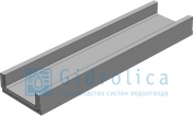 BGF Мелкосидящий лоток бетонный DN200 высота 100 без уклона класс С250
