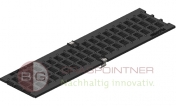 Решетка ячеистая Чугунная Filcoten Dn 100 500/124/5 с пружинным крепежом класс С250