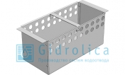 Корзина стальная универсальная Gidrolica BGU DN200 для пескоулавливающего колодца (СО-200мм) Кпк 20 - 40.17,5.16,4