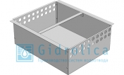 Корзина стальная универсальная для пескоулавливающего колодца Gidrolica BGU-XL DN500 (СО-500мм)Кпк 50 - 40.46,5.16,4