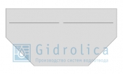 Заглушка торцевая стальная Gidrolica BGF-Z/BGU-Z DN100 (СО-100мм) Зт 10 - 16. 8. 0,125