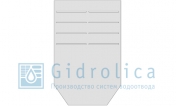 Заглушка торцевая стальная Gidrolica BGF-Z/BGU-Z DN100 (СО-100мм) ЗТ10 - 15,6. 24. 0,125