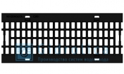 Решетка чугунная ячеистая DN150 Gidrolica BGF/BGU 500/207/7 (BGF-BGU) с пружинным крепежом класс С250