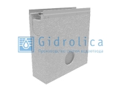 Пескоулавливающий колодец бетонный Gidrolica BGF-Z/BGU-Z DN100 (СО-100мм) односекционный с оцинкованной насадкой Пкп 50.16,3 (10).51(47) - BGU-Z класс Е600