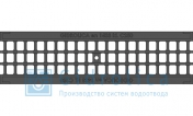 Решётка водоприёмная DN100 Gidrolica Standart РВ-10.13,6.50 ячеистая чугунная  ВЧ класс С250 - до 25 тонн