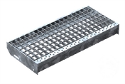 Ступень сварная SP 34х38/30х3 Zn 1000х270 мм