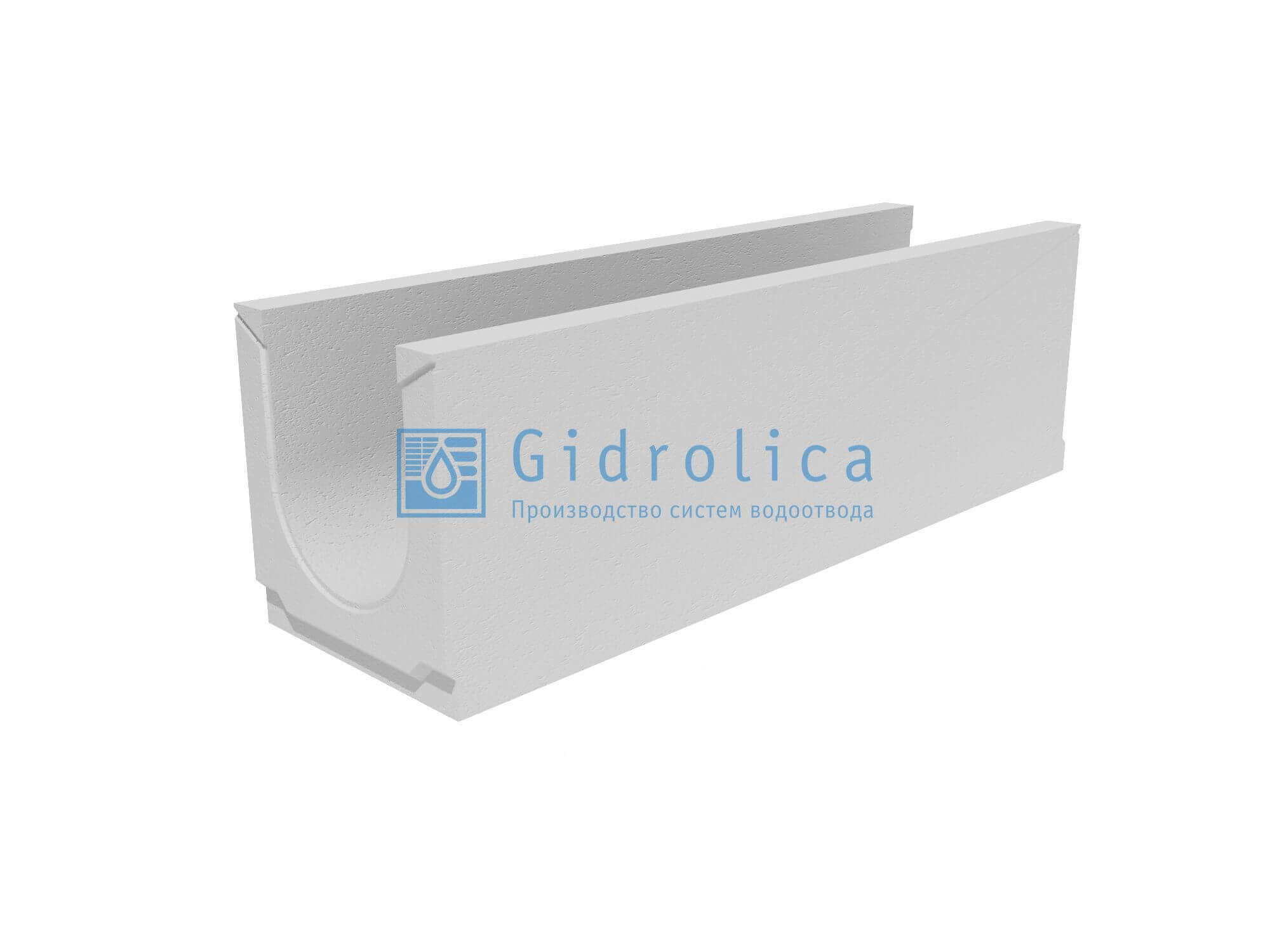 Фото Бетонные лотки DN200 Лоток ВБК (СО-200мм) с уклоном 0,5% КUу 100.29,8(20).41,5(34,5) - BGU № 24