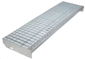 Ступень прессованная P 33х33/30х3 Zn 600х240 мм