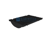 Решётка водоприёмная чугунная щелевая РВЧЩ - RU22031 - 30 (D400) - 50x34,7x2,5 - 1,8/15 класс D400